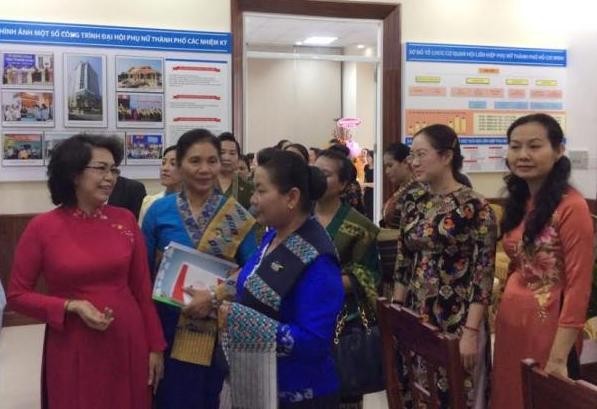 Phụ nữ Thành phố Hồ Chí Minh và Thủ đô Vientiane tăng cường hợp tác phát triển - ảnh 1